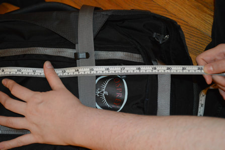 TurnipseedTravel Product Review: Measuring a black backpack